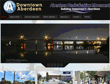 Tablet Screenshot of downtownaberdeen.com